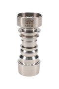 14.5 mm Male–Female Domeless GR2 Titanium Nail