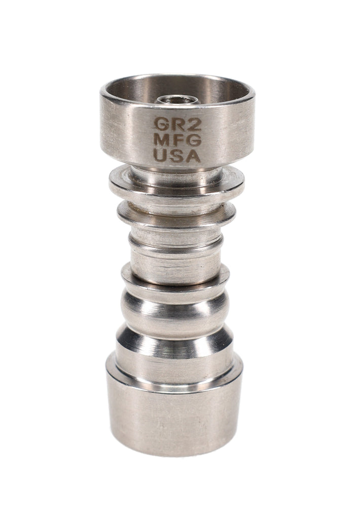14.5 mm Male–Female Domeless GR2 Titanium Nail