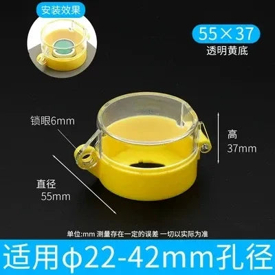 F22-2/2 22mm Emergency Sop Button Round Cover (10Pcs/Lot)