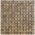 1x1 Brown Mix Polished/Matte Glass