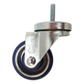 3" x 1-1/4" Polyon Alum. Threaded Swivel Stem Caster (3/8") - Durable Superior Casters