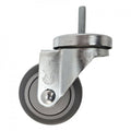 3" x 1-1/4" Thermo-Pro Wheel Threaded Swivel Stem Caster (3/8") - Durable Superior Casters