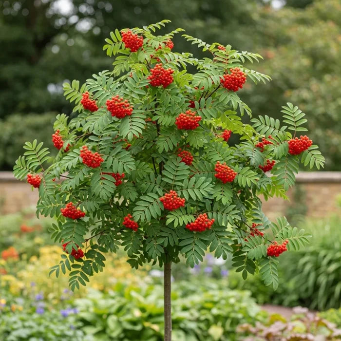 4ft Mountain Ash Rowan Tree | Sorbus aucuparia | 3L Pot