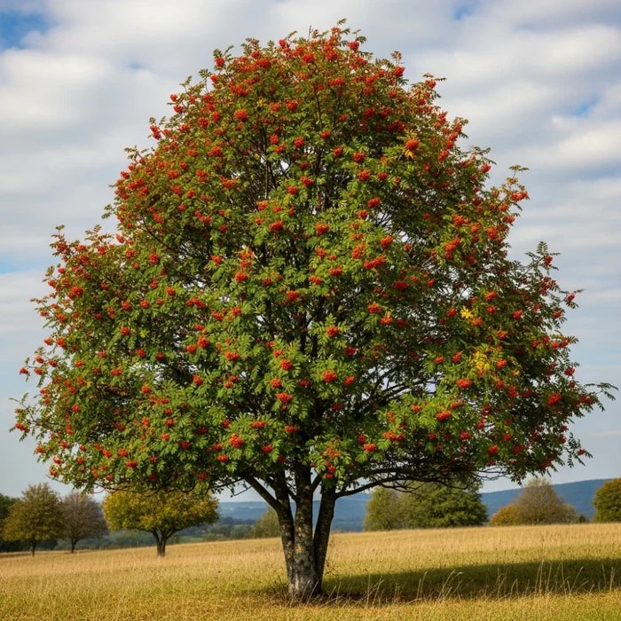 4ft Mountain Ash Rowan Tree | Sorbus aucuparia | 3L Pot