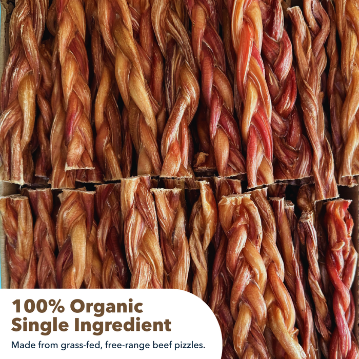 6" Thick Braided Bully Sticks-3