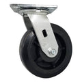6" x 2" Rubber On Nylon Swivel Caster (Precision Bearing) - Durable Superior Casters