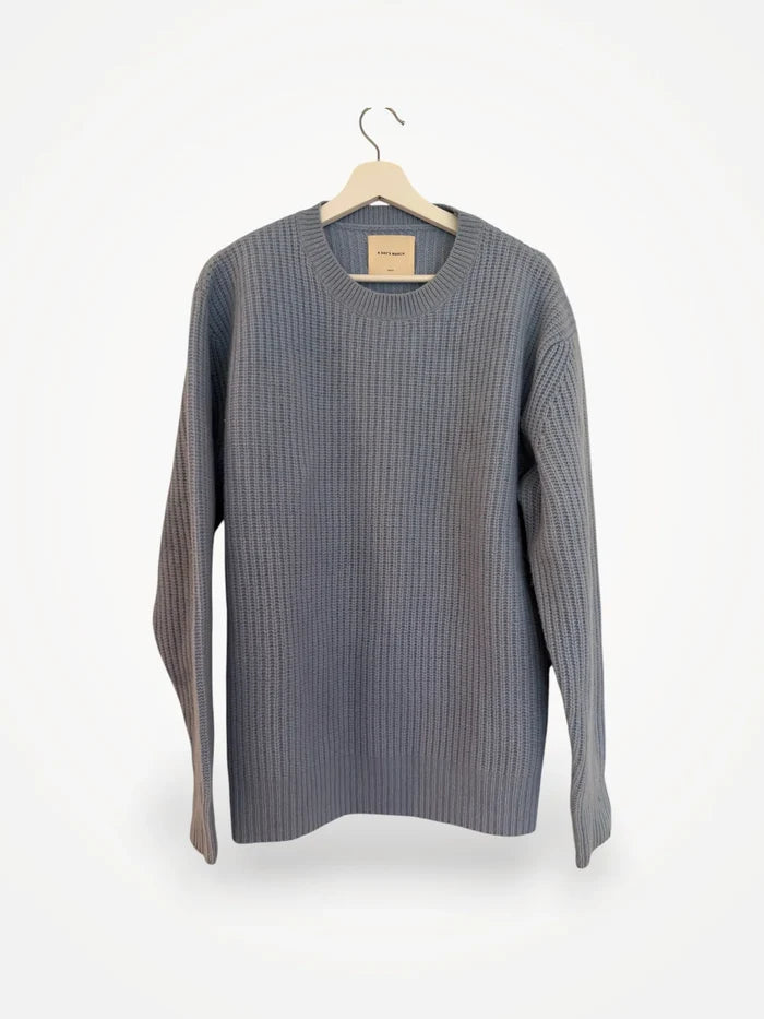 A Day's March Monica Ribbed Cotton-ulltröja NWOT