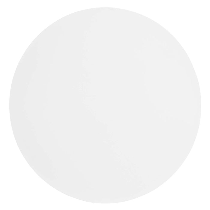 ALIZA ROUND WHITE MARBLE SIDE TABLE | LIVING ROOM