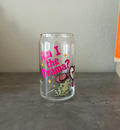 Am I The Problem Glass Cup