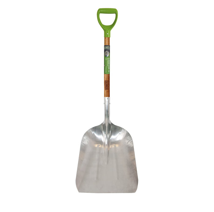 Ames #12 Aluminum Scoop W/ D-Handle