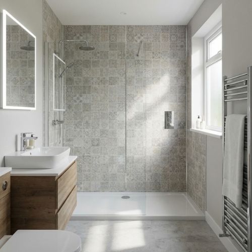 Antwerp Grey Modern Wall Panel | 1000mm x 2.4m x 10mm