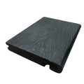 Aqua Bullnose Composite Decking Board Black 3600 x 140 x 25mm