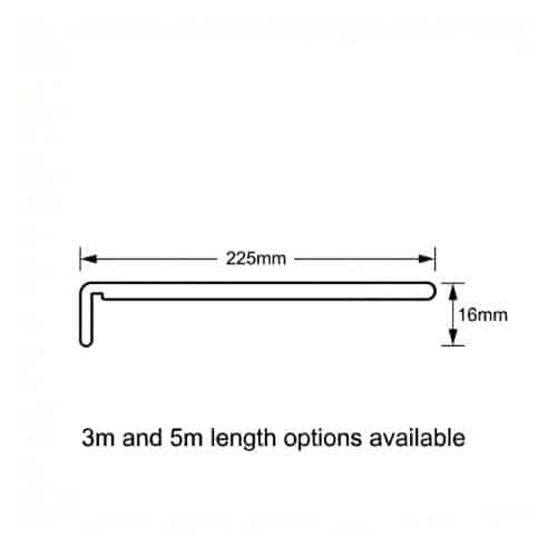 16 by 225 fascia board