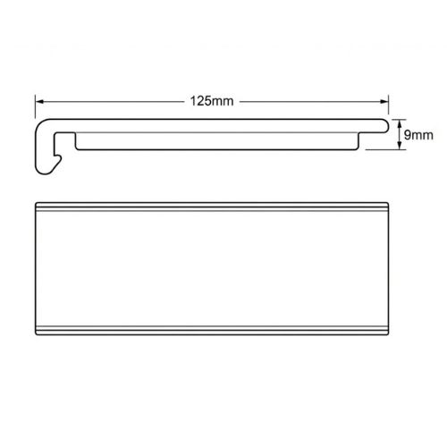 Aquacel 9mm x 125mm Fascia Board