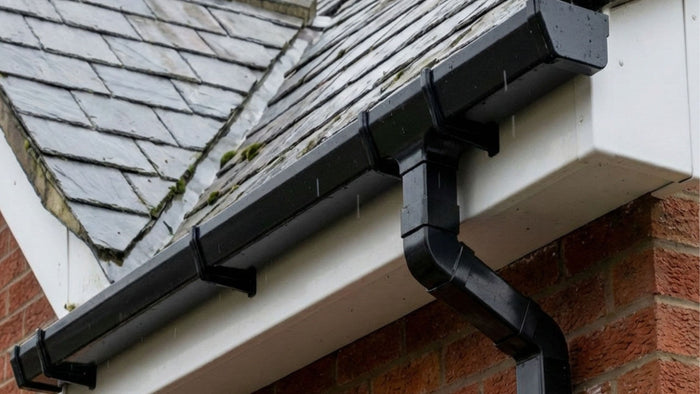 Fascia Bracket fitted onto gutters