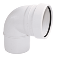 Aquaflow 110mm Push Fit Soil Single Socket Bend 90°