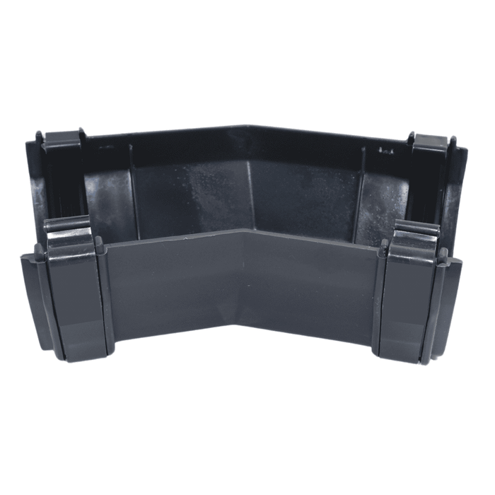 Black Square 150° Gutter Angle