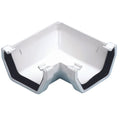 Square Gutter Angle 90° White
