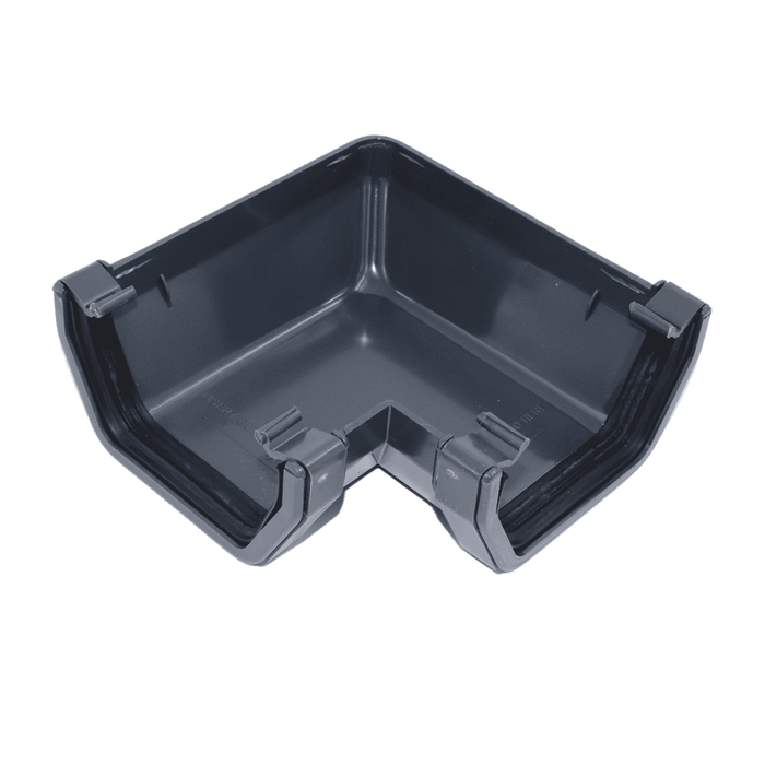 Grey Square Gutter Angle 90°