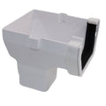 Aquaflow 114mm Square Gutter Stop End Outlet