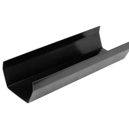 114mm Square Plastic Gutter 4m