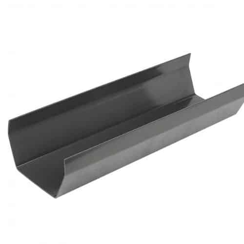 Square Plastic Gutter A Grey