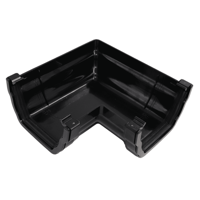 black krown 90 degree ogee gutter angle