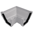 white Aquaflow 130mm External 90° Ogee Gutter Angle