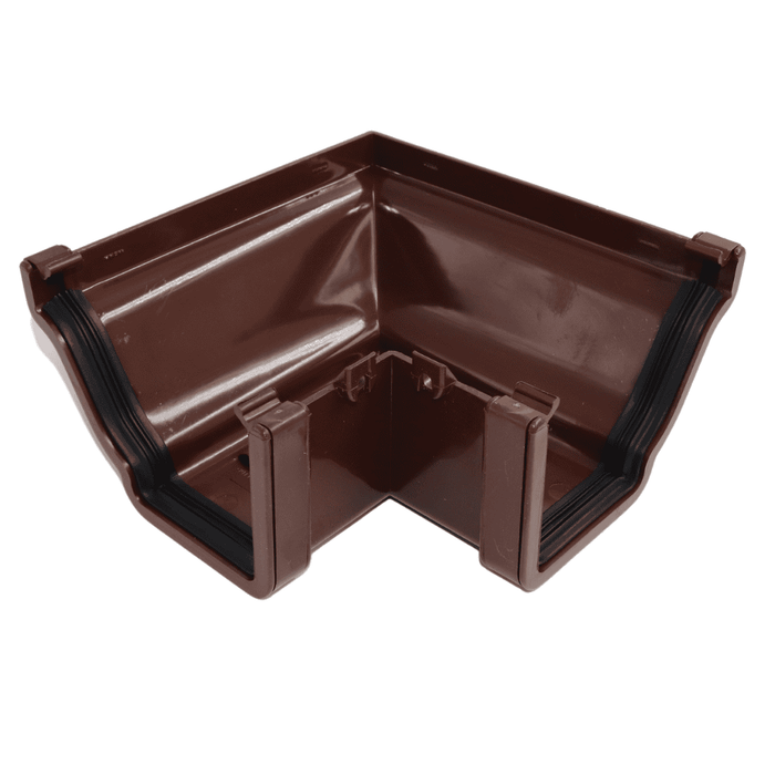 Aquaflow 130mm Klassic Ogee Gutter External Angle 90°