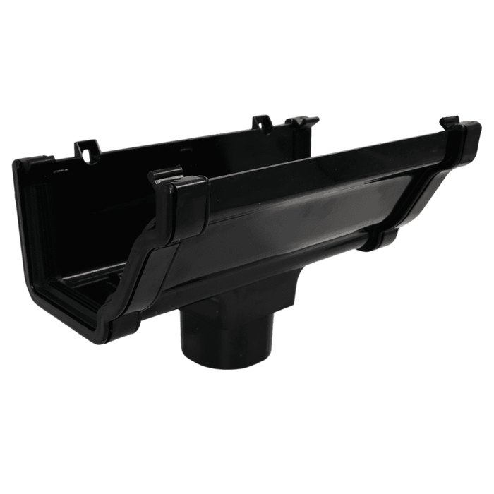 black Aquaflow 130mm Klassic Ogee Running Outlet