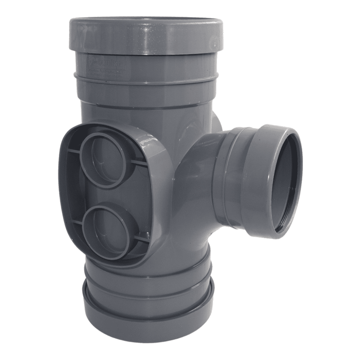 Aquaflow 160mm-110mm Triple Socket Reducer Tee 92.5°