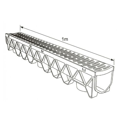 channel grate drawing