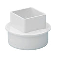 Aquaflow 65mm Square to Round 110mm Soil Adaptor White