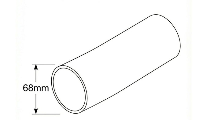 68mm cast iron pipe drawing