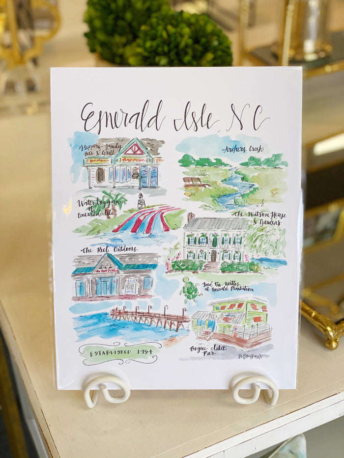 Brittany Rawls Emerald Isle Print at It's So Wright