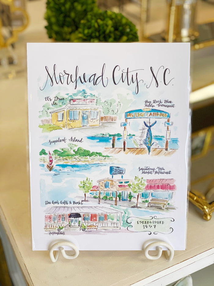 Brittany Rawls Morehead City Print at It's So Wright