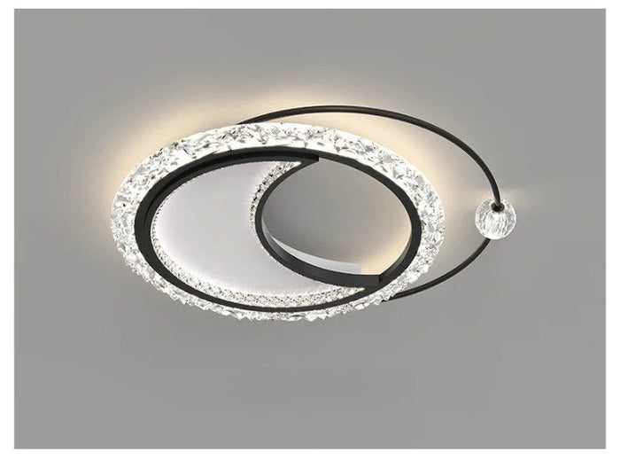Bruno Ceiling Light - A - 18.8" x 2.3" / 48cm x 6cm - Black - 51W / 3 Colors no Rremote - Level Decor