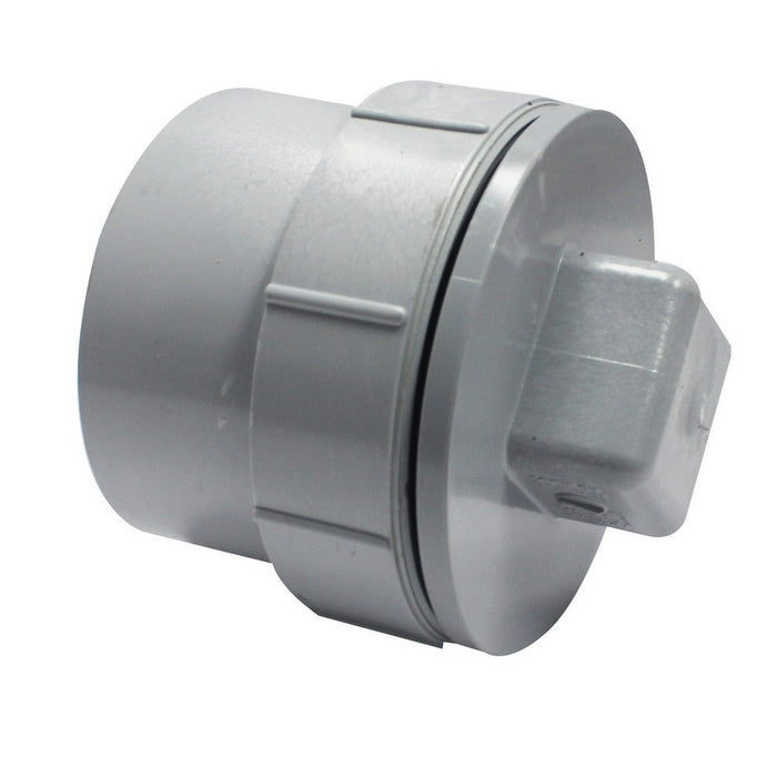 Canplas PVC Female Cleanout Adapter with Plug Spigot x FPT