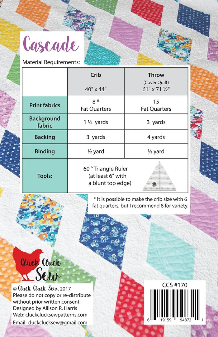 Cascade -  Cluck Cluck Sew