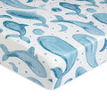 Caspian Whale Crib Sheet - Project Nursery