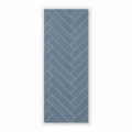 Chevron Blue Matt | 10mm X 1m X 2.4m