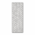 Chevron Grey Matt Wall Panel | 250mm x 2.6m x 8mm (Pack of 4)