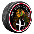 Chicago Blackhawks Puck - Game Used Net