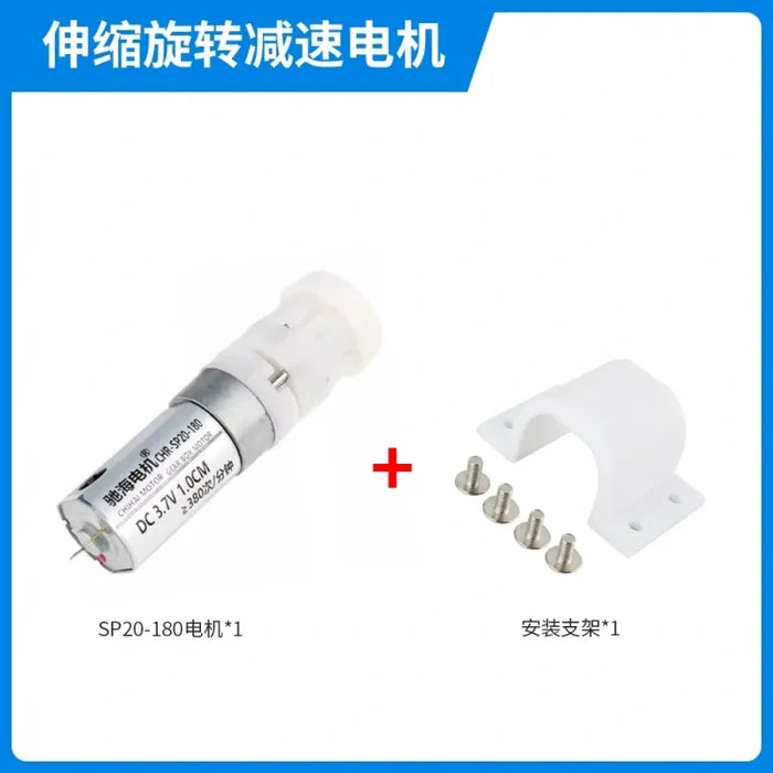 3.7v mini motor + mounting bracket , 8mm stroke actuator, high speed linear motor,