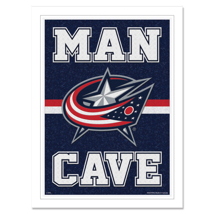 Columbus Blue Jackets Print - 12" x 16" Man Cave Design