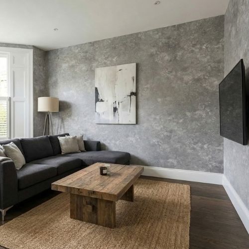 Concrete Grey Stone Effect Wall Panel | 250mm x 2.6m x 5mm (Pack of 4)