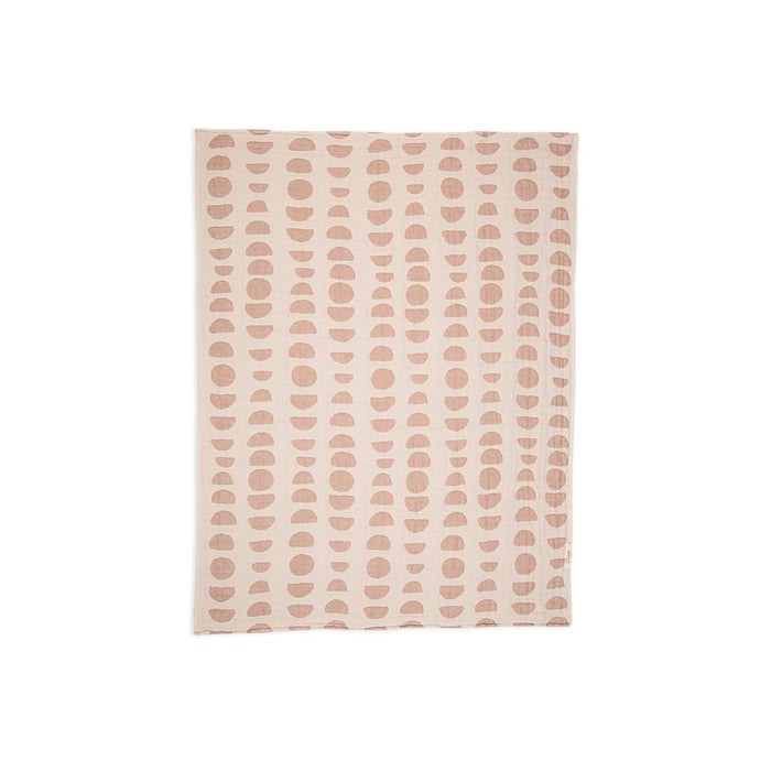 Copper Moon Phase Jacquard Blanket