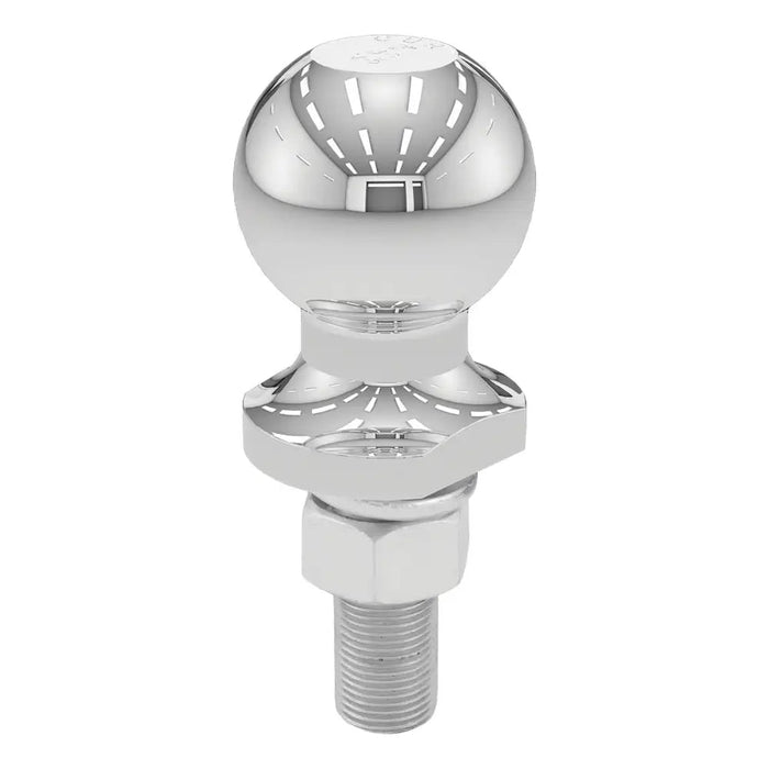 Curt 2" Trailer Ball (3/4" x 2-1/8" Shank, 3,500 lbs., Chrome, Packaged)