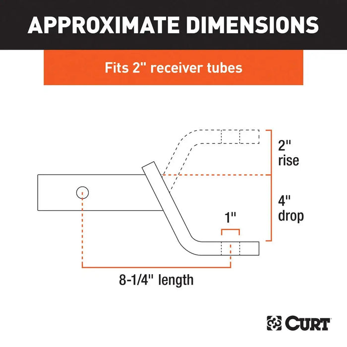 Curt Class 3 Ball Mount Imported #45850