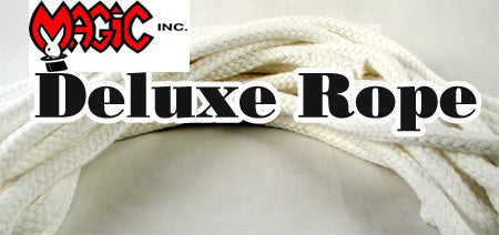 Deluxe (Thick) Rope - White, Soft - 30ft